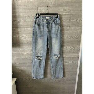 Vestique Light Blue High‎ Rise Distressed Jeans Women's Size S Good Condition